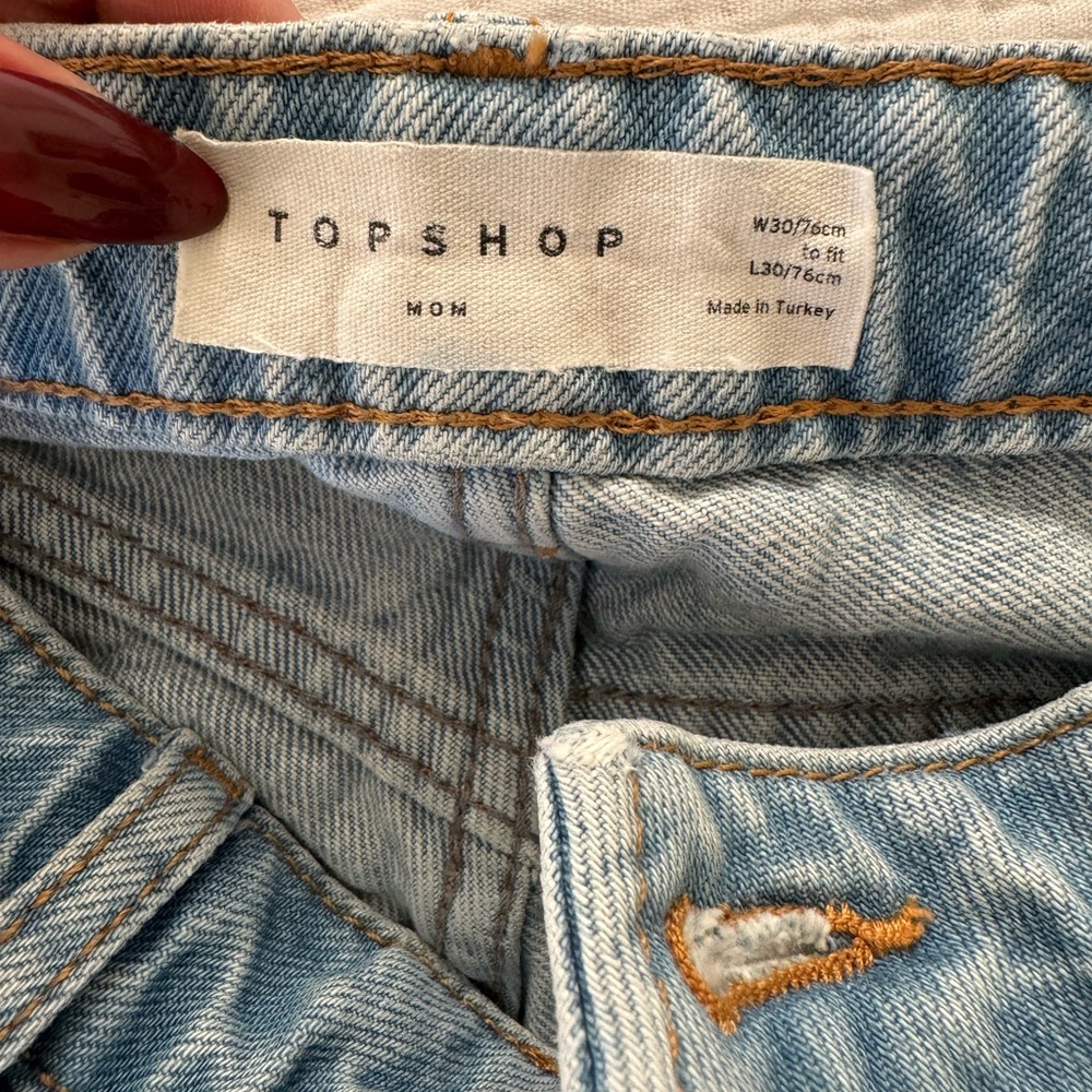 Top shop Mom Jeans-Size 30 - Picture 4 of 8